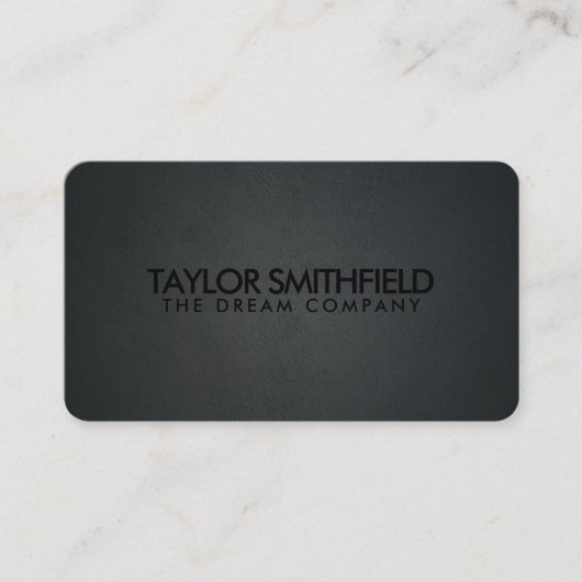 Carte De Visite Noir (Devant)