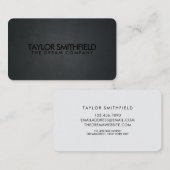 Carte De Visite Noir (Devant / Derrière)