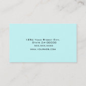 Carte de visite noir 1 de lustre (Dos)