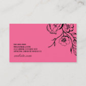 Carte De Visite noir 311-Lush rose (Dos)