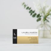 Carte De Visite Noir blanc (Debout devant)