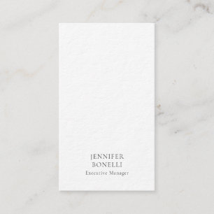Carte De Visite Noir blanc minimaliste moderne épuré luxe tendance