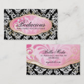 Carte De Visite Noir Bodacious de la boutique 311 (Devant / Derrière)