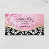 Carte De Visite Noir Bodacious de la boutique 311 (Dos)