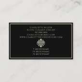 Carte De Visite Noir céleste (Dos)