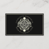 Carte De Visite Noir céleste (Devant)