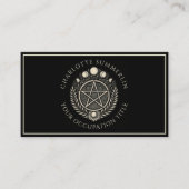 Carte De Visite Noir céleste (Devant)