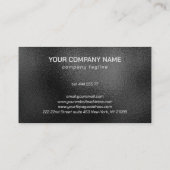 Carte De Visite Noir chatoyant (Dos)
