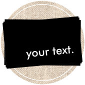 Carte De Visite noir clair et blanc