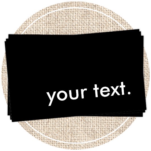 Carte De Visite noir clair et blanc