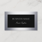 Carte De Visite Noir de Metall (Devant)