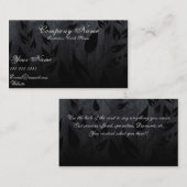 Carte de visite noir de Siimple (Devant / Derrière)