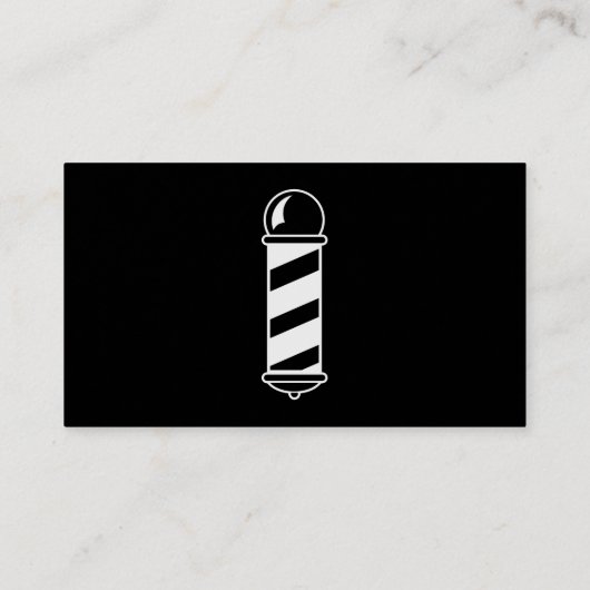 Carte de visite noir et blanc (Dos)
