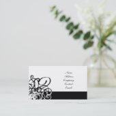 Carte De Visite noir et blanc (Debout devant)