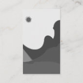 Carte de visite noir et blanc (Dos)