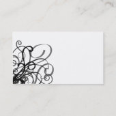 Carte De Visite noir et blanc (Dos)