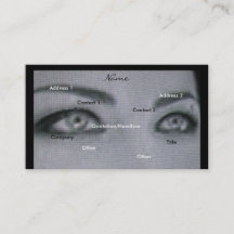 Carte de visite noir et blanc de photographe