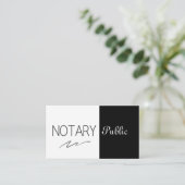 Carte De Visite Noir et blanc Noir et Blanc Noir et Noir QR Code (Debout devant)