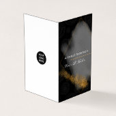 Carte de visite noir et or (Extérieur)