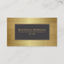 Noir et or élégants