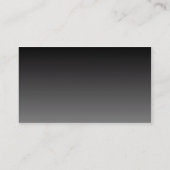 Carte de visite noir et rose audacieux (Dos)