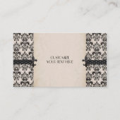 Carte De Visite Noir et Tan (Dos)