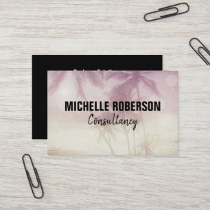 Carte De Visite Noir filtré de photo