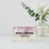 Carte De Visite Noir filtré de photo (Debout devant)