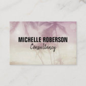 Carte De Visite Noir filtré de photo (Devant)