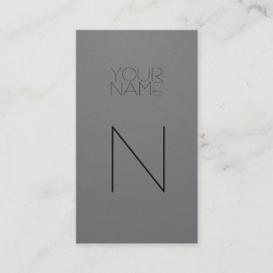 Carte De Visite Noir gris de mode