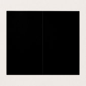 Carte de visite noir gris moderne et tendance (Intérieur déplié)