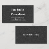 Carte de visite noir mat professionnel (Devant / Derrière)