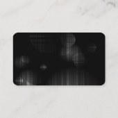 Carte De Visite Noir noir brillant (Dos)