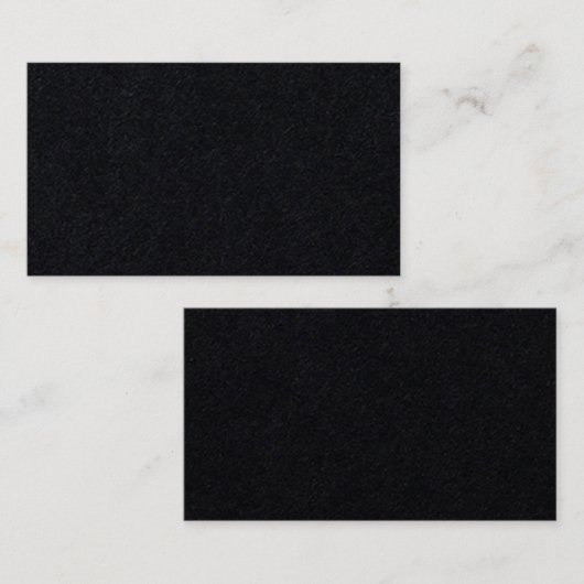 Carte de visite noir Premium (Devant / Derrière)