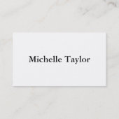 Carte De Visite Noir professionnel (Dos)