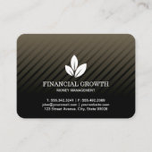 Carte De Visite Noir professionnel moderne (Devant)