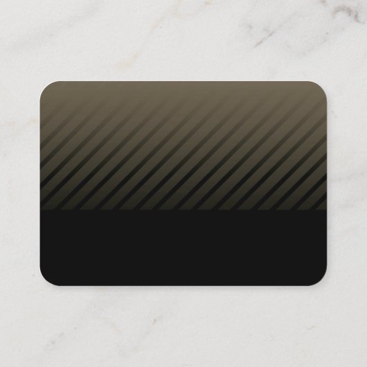 Carte De Visite Noir professionnel moderne (Dos)