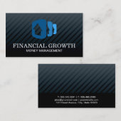 Carte De Visite Noir professionnel moderne | Maisons empilées (Devant / Derrière)