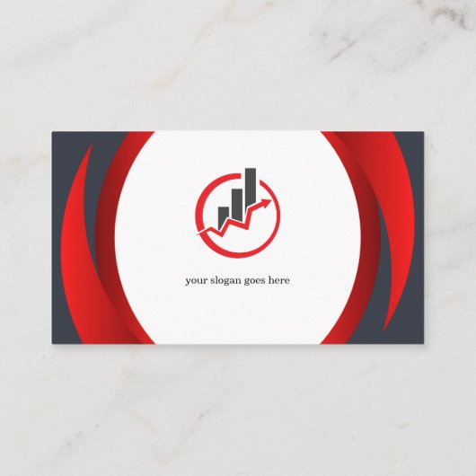 Carte de visite noir rouge (Dos)
