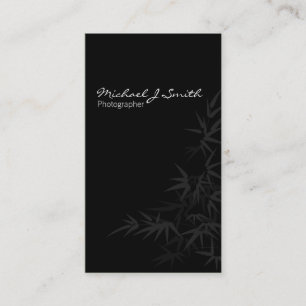 Carte De Visite Noir simple