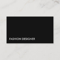 Noir simple professionnel élégant de couturier