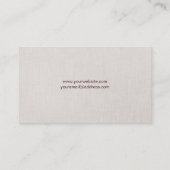 Carte De Visite  noires, motifs de cercles dorés et orangés (Dos)