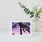 Carte De Visite Noix de coco dans le vent (Debout devant)