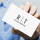 Carte De Visite Nom Code QR Licence # Moderne Noir Professionnel