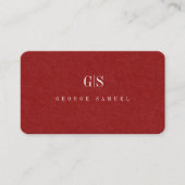 Carte De Visite Nom de l'emploi simple professionnel élégant Titre (Devant)