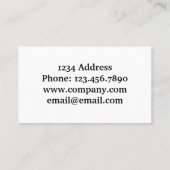 Carte De Visite Nom de l'entreprise American Flag (Dos)