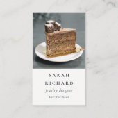 Carte De Visite Nom de l'étiquette de prix photo personnalisé mini (Devant)