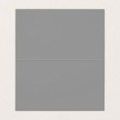 Carte De Visite Nom de position professionnel gris noir personnali (Intérieur déplié)
