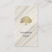 Carte De Visite Nom du Spa naturel Médias sociaux (Devant)