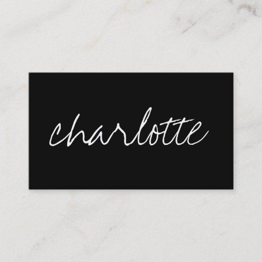 Carte De Visite Nom fait sur commande (Devant)